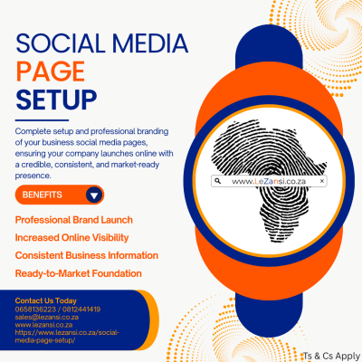 Social Media Page Setup
